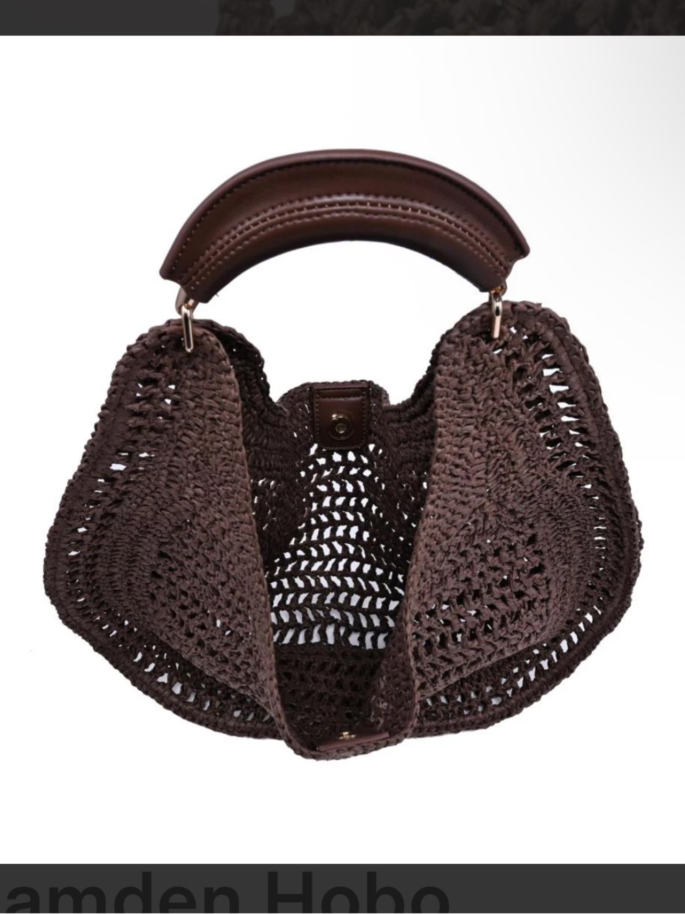 Urban Expressions Raffia Hobo Bag - Picture 9 of 11